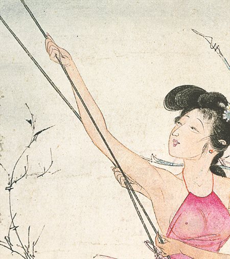 沅陵-胡也佛的仕女画和最知名的金瓶梅秘戏图